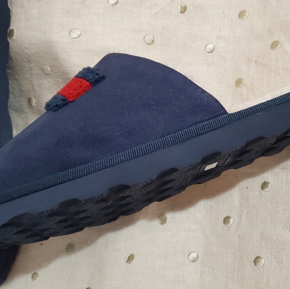 NWT/ TOMMY HILFIGER WILLIAM 2 DARK BLUE MEN\'S  HOUSE  SLIPPER- 7M main image 4